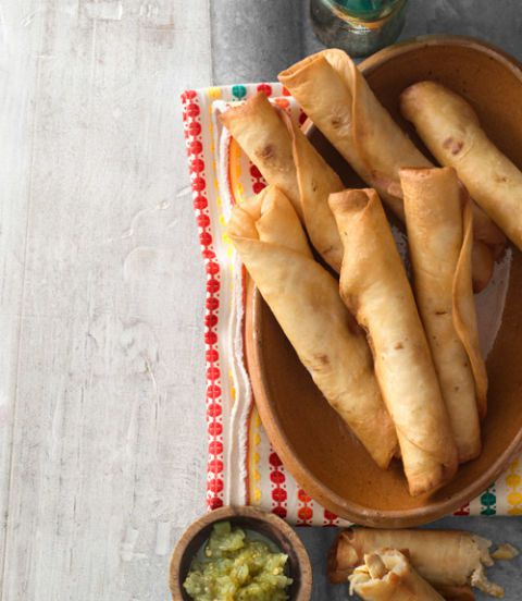 Homemade Chicken Flautas