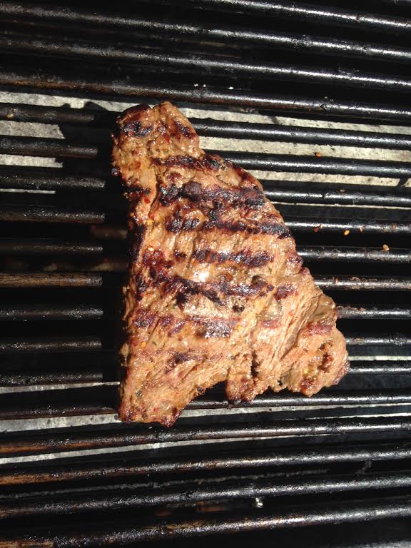 Tri-tip on the BBQ